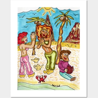 Tropic Island Vacation Posters and Art